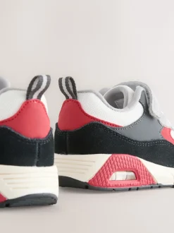 Next - Entraîneurs en dentelle élastique Noir/Rouge Online