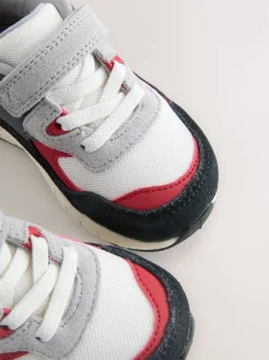 Next - Entraîneurs en dentelle élastique Noir/Rouge Online