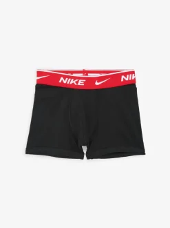 Nike Noir/Rouge - Lot de 3 boxers garçon Outlet