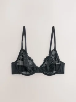 Next Noir/Rouge/Crème - Paquet de soutiens-gorge en dentelle 3 New