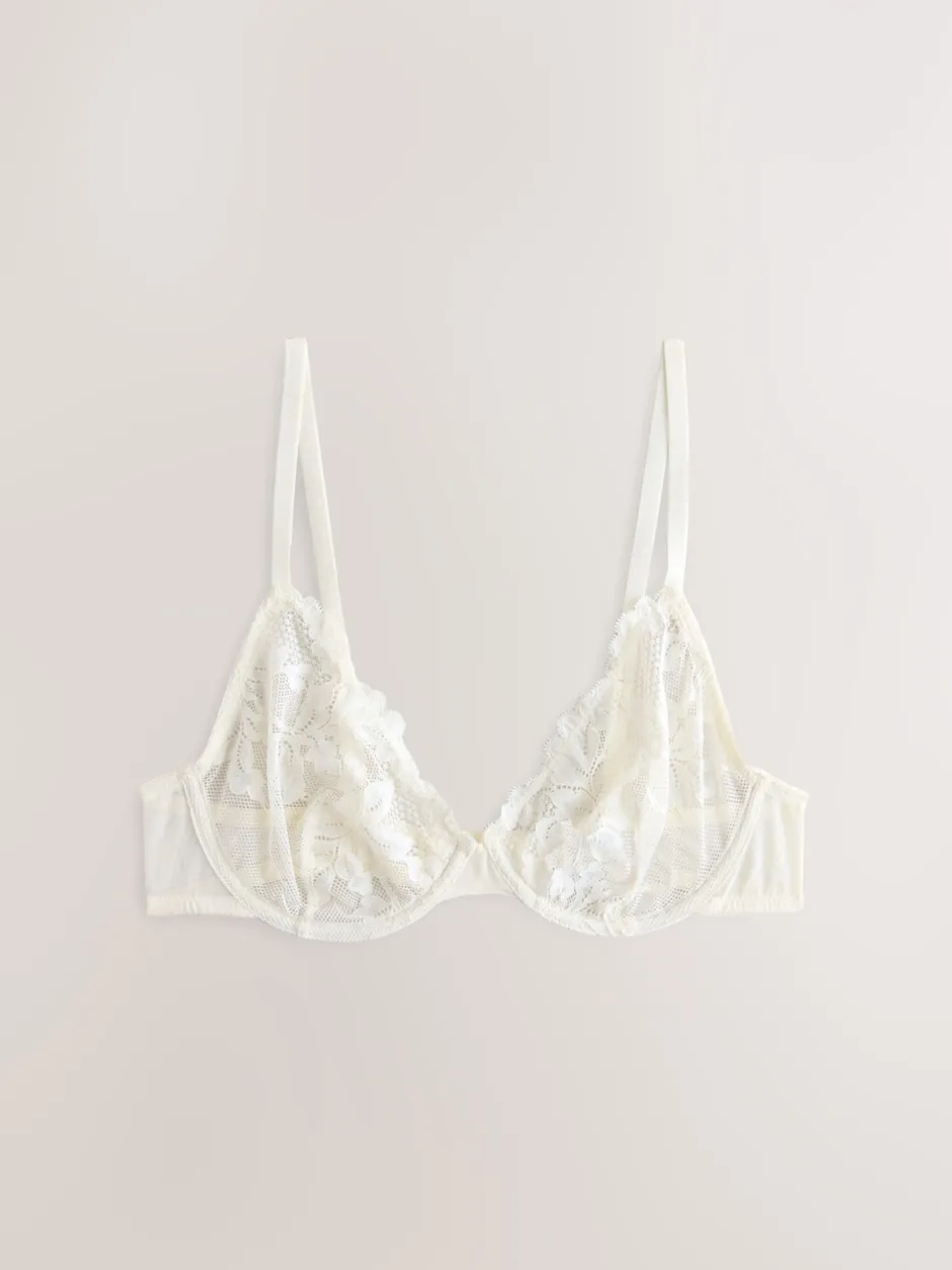 Next Noir/Rouge/Crème - Paquet de soutiens-gorge en dentelle 3 New