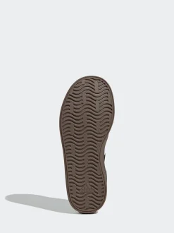 adidas Noir/Tan - Vl Cour 3.0 Baskets enfant en daim à lacets Best