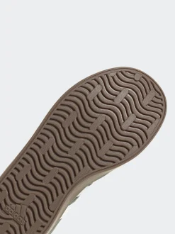 adidas Noir/Tan - Vl Cour 3.0 Baskets enfant en daim à lacets Best