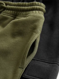 Next Noir/Vert - Lot de 2 joggings cargo (3-16ans) Best