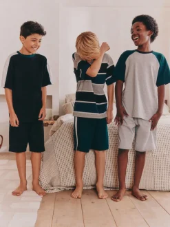 Next Noir/Vert - Pyjama court 3 Pack (3-16ans) Best