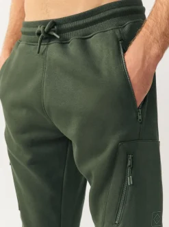 Next Noir/vert kaki - Lot de 2 joggings cargos coupe ajustée à dos brosse utilitaire Best