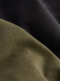 Next Noir/vert kaki - Pantalon cargo 2 Lot (3-16ans) Clearance