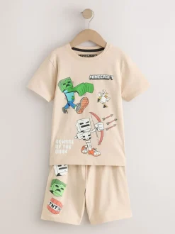 Next Noir/vert/pierre - Pyjama court Minecraft 100% coton 3 (3-16ans) Best