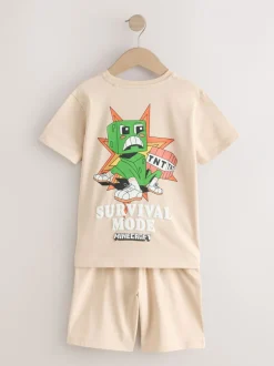 Next Noir/vert/pierre - Pyjama court Minecraft 100% coton 3 (3-16ans) Best