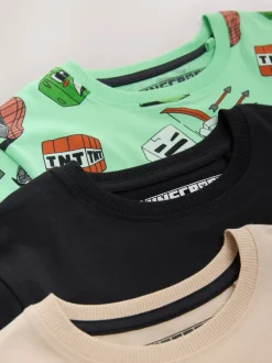 Next Noir/vert/pierre - Pyjama court Minecraft 100% coton 3 (3-16ans) Best