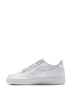 Nike - Youth Air Force 1 Trainers Nouveau Blanc Sale