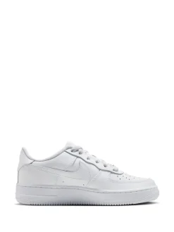 Nike - Youth Air Force 1 Trainers Nouveau Blanc Sale