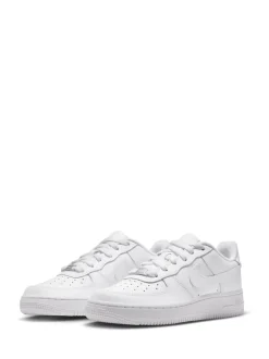 Nike - Youth Air Force 1 Trainers Nouveau Blanc Sale