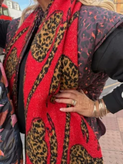 Never Fully Dressed Nœud Animal rouge - Écharpe couverture Best