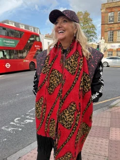 Never Fully Dressed Nœud Animal rouge - Écharpe couverture Best