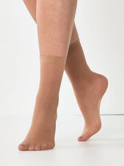 Next Nude - 20 Denier Chaussettes cheville 5 Lot Clearance