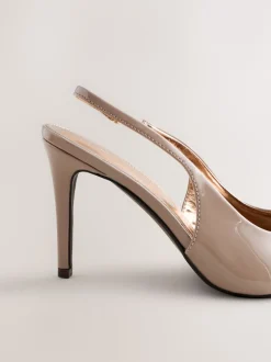 Next Nude - Chaussures à talons Forever Comfort® à bout pointu et à bride arrière Clearance