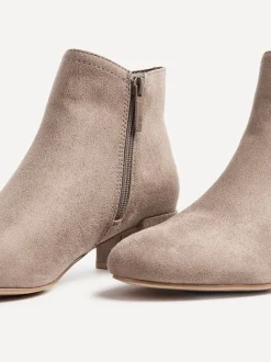 Linzi Nude - Manor Low Block Heeled Ankle Boots Online