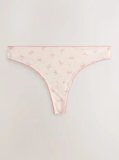 Next Nœuds bleus - Culotte en coton riche 7 Pack String Hot