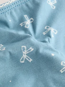 Next Nœuds bleus - Culotte en coton riche 7 Pack String Hot