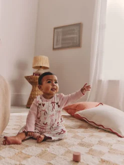 Next Nœuds crème/rose - Ensemble Salopettes et Body BÉBÉ 2 Pieces (0mois-3ans) Online