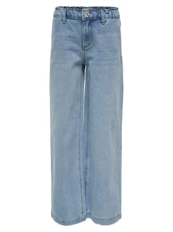 ONLY KIDS Bleu Commet Ample Jeans à taille élastiquée Clearance