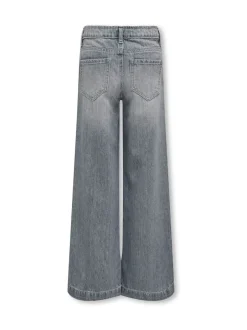 ONLY KIDS Gris Ample Taille ajustable 100% Coton Jeans Clearance