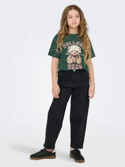 ONLY KIDS Jeans noir ample et ample New