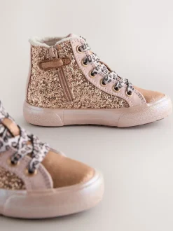 Next Or - Baskets hautes étoiles Outlet