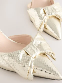 Next Or - Chaussures à talons Forever Comfort® à bout pointu et bride arrière Outlet