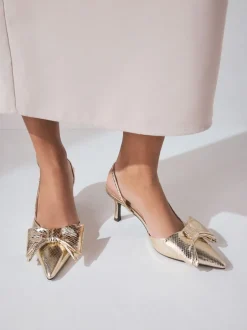 Next Or - Chaussures à talons Forever Comfort® à bout pointu et bride arrière Outlet