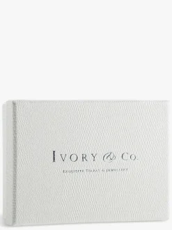 Ivory & Co Or - Pince à fleurs émaillées et cristaux de gardénia