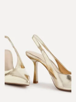 Linzi Or - talons de cour à bride arrière Dash Online