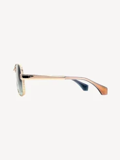 Vivienne Westwood Or - Lunettes de soleil Keith VW5101 410 Shiny Sale