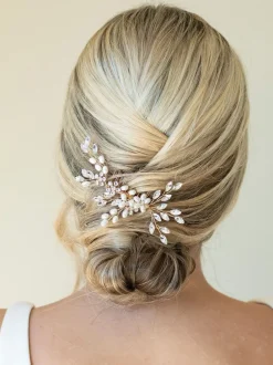 Ivory & Co Or - Peigne Pearl Shimmer Crystal Hot