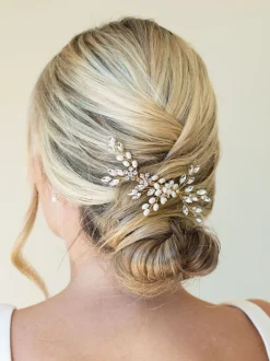 Ivory & Co Or - Peigne Pearl Shimmer Crystal Hot