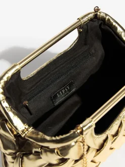 Lipsy Or - Pochette à poignée tissée Sale