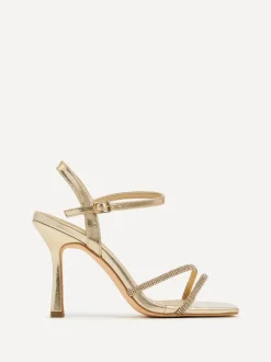 Linzi Or - Talon à lanières Hypnomerisise orné de diamants Clearance