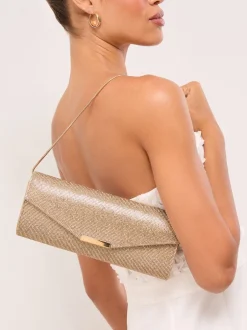 Lipsy - Pochette Or thermocollé New