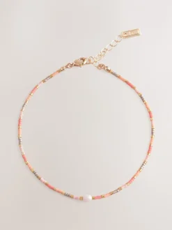 Next Orange - Bracelet de cheville en perle Sale