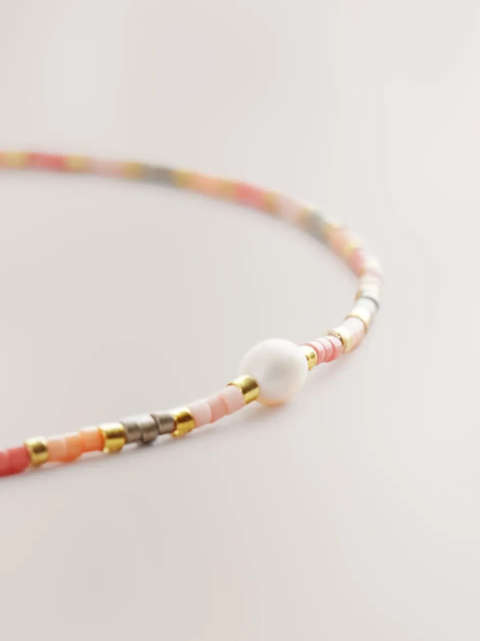 Next Orange - Bracelet de cheville en perle Sale