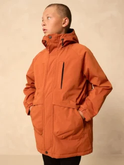 Next Orange - Parka Résistant à la douche doublée de polaire (3-16ans)