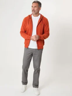 Saltwell Orange - Sweat-shirt à capuche zippé Online
