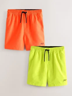Next Orange et jaune - Shorts de bain 2 Pack (1.5-16ans) Sale