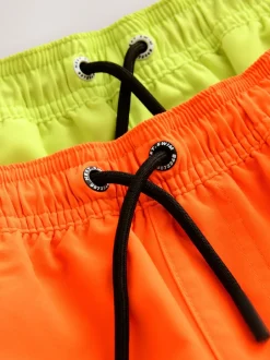 Next Orange et jaune - Shorts de bain 2 Pack (1.5-16ans) Sale