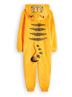 Vanilla Underground - Unisexe Kids Fleece Tout-en-un Orange Garfield Discount