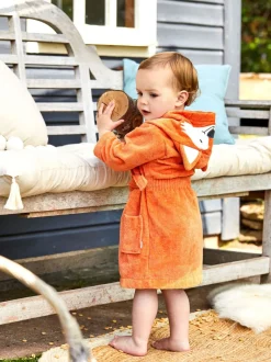 Jojo Maman Bébé Orange rouillé - Peignoirs en coton éponge Discount