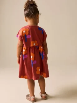 Next Orange rétro - Robe en jersey (3mois à7ans) Sale
