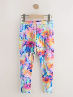Next - Leggings (3-16ans) Orange/bleu fleuri Online