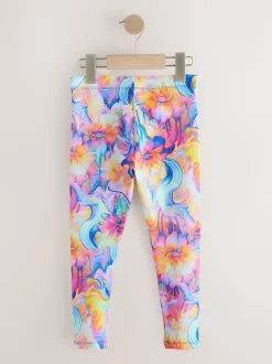 Next - Leggings (3-16ans) Orange/bleu fleuri Online